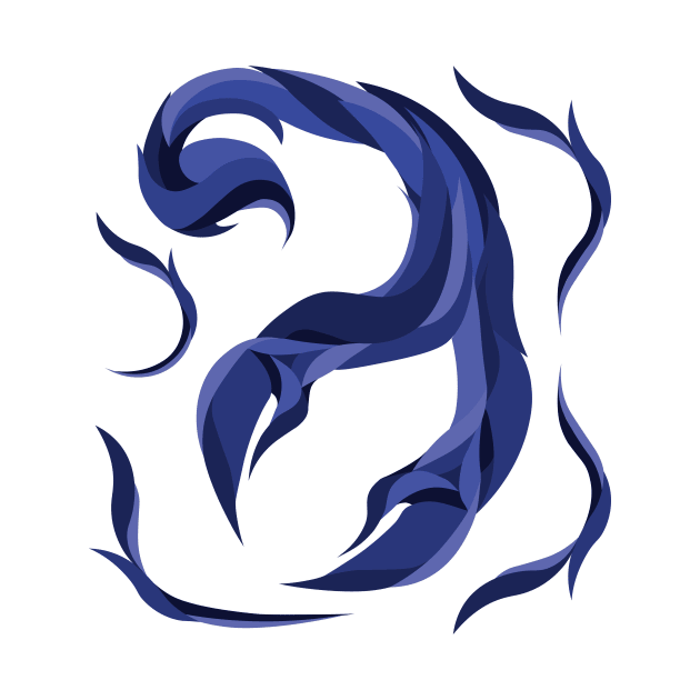 Scorpio Zodiac Sign - Blue by TeeeeeeTime