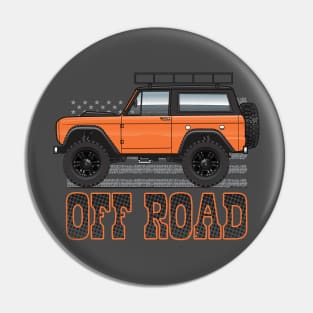 Orange Off-Road Pin