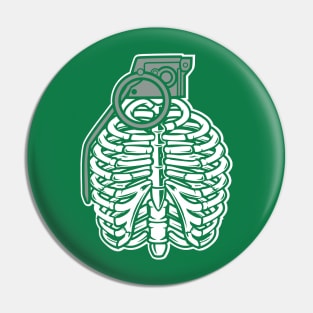 Grenade Ribcage Pin