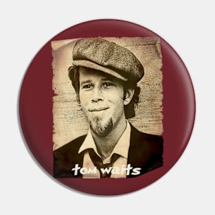 TOM WAITS IS ICON Pin