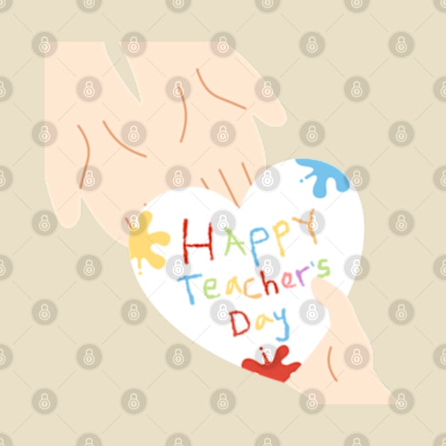 Happy Teacher Day Celebration T-shirt by Oasis Designs