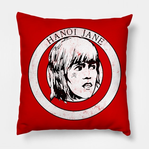 Hanoi Jane Pillow by CultOfRomance