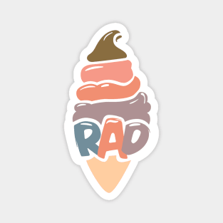 Rad Iceream Softserve Magnet