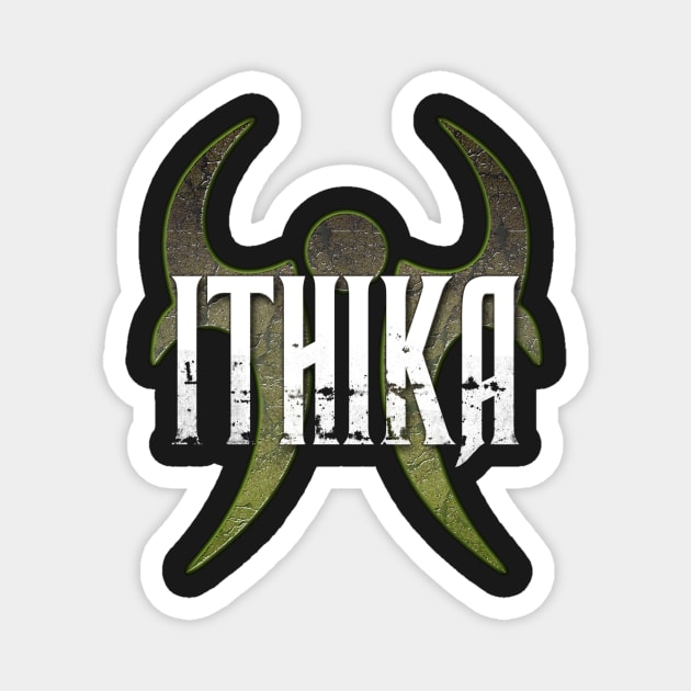 Vintage Ithika Logo Designed T Shirt Magnet by gard0399