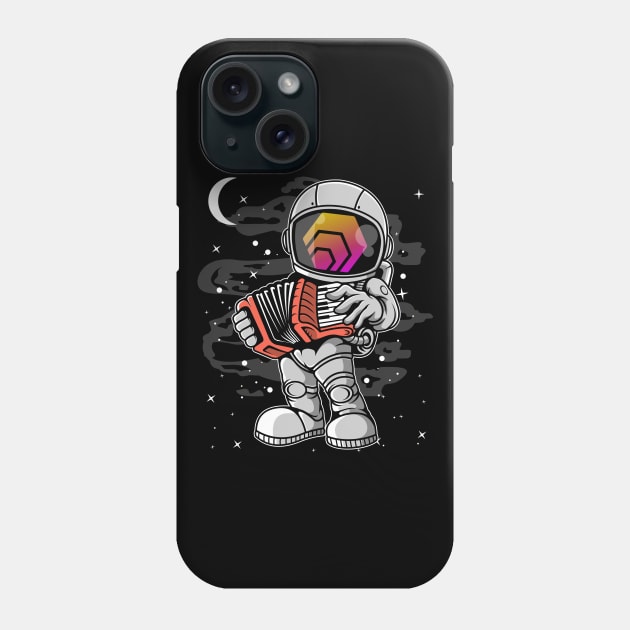 Astronaut Accordion HEX Coin To The Moon HEX Crypto Token Cryptocurrency Blockchain Wallet Birthday Gift For Men Women Kids Phone Case by Thingking About