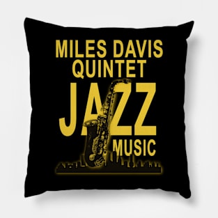 Miles Davis Art drawing Pillow