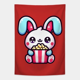 Popcorn rabbit for movie lovers Tapestry