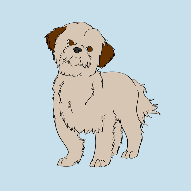 Shih Tzu by Adastumae