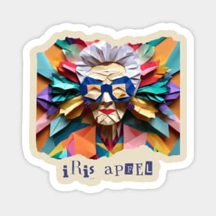 Iris Apfel fashion icon Magnet