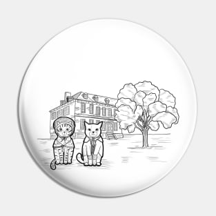 Pride and Prejudice Cat Pin