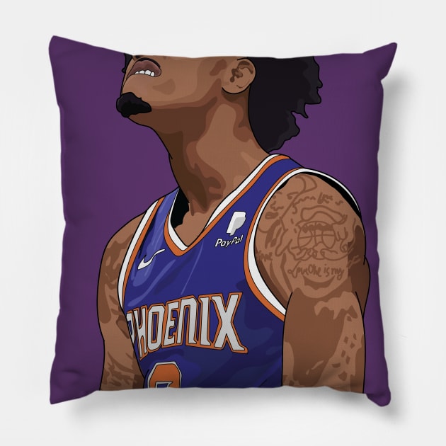 Kelly Oubre Jr Phoenix Suns Pillow by xavierjfong