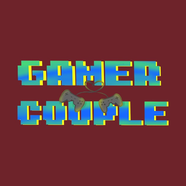 Gamer Couple - Blue/Yellow by The Nerd Couple