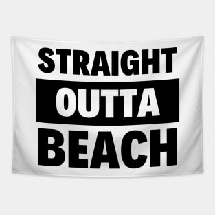 Straight outta beach Tapestry