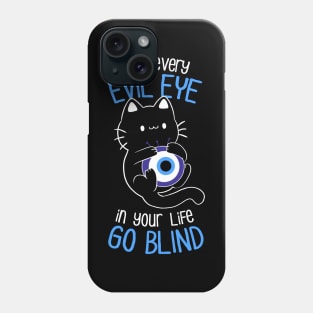 The Evil Eye Cat by Tobe Fonseca Phone Case