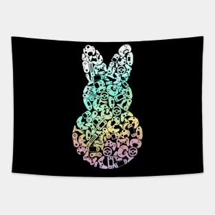 Cute Video Game Easter Bunny Gaming Peeps Gamer Classic Tapestry