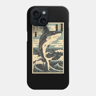 The Shark Ukiyo e Phone Case