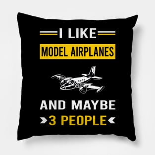 3 People Model Airplane Plane Planes Aircraft Pillow