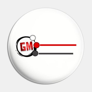 GodzillaMendoza Logo Wide Pin