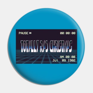 Totally Rad Christmas Tron Pin