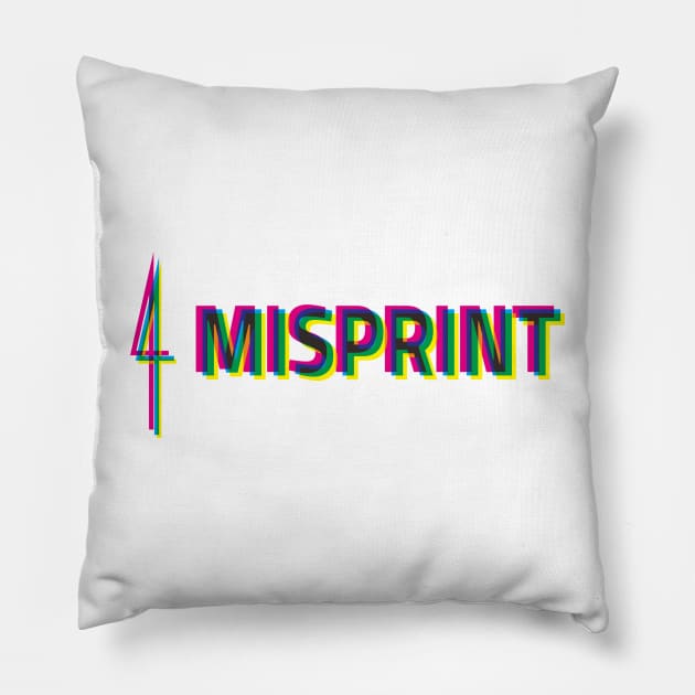 misprint Pillow by designid