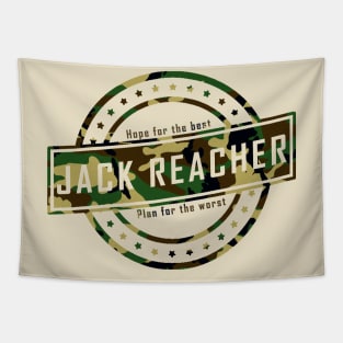 Jack Reacher - Hope and Plan (Camo) Tapestry