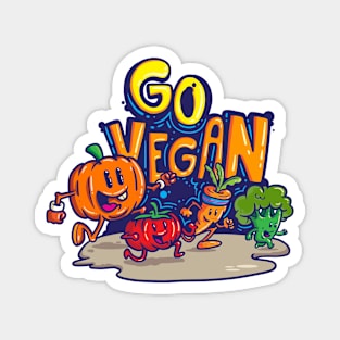 Go Vegan Magnet