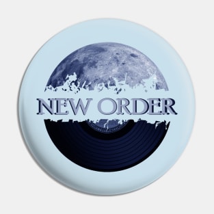 New Order blue moon vinyl Pin