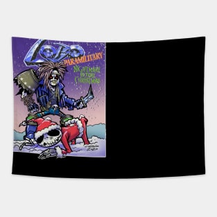 Lobo paramilitary night before Christmas. Tapestry