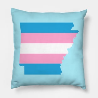 Arkansas Trans Pride Pillow