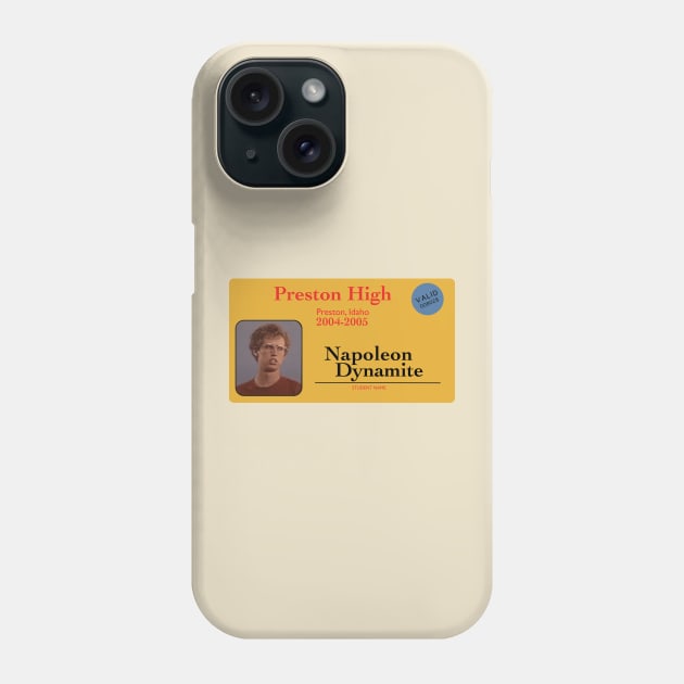 Napoleon Dynamite school ID Phone Case by NickiPostsStuff