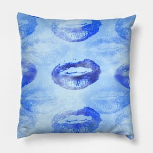 Kiss the Sky Blue Pillow