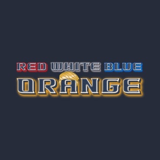 Red, White, Blue & Orange T-Shirt