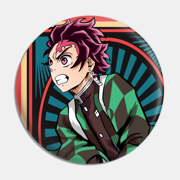 Demon Slayer Anime - Tanjiro Kamado Pin