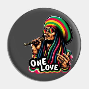 Bob Marley - One Love Pin