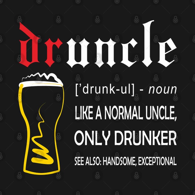 Beer Funny Drunk Uncle by padune