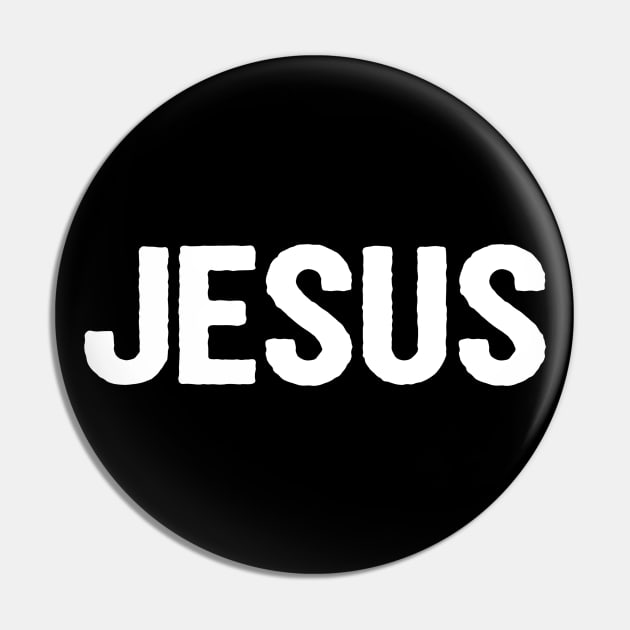 Jesus  Name Religious Christian Pin by Happy - Design