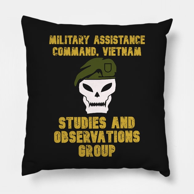 Special Operations Unit MACV SOG Pillow by Cataraga