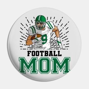 Football Mom // Retro Football Player Pin