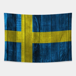 Flag of Sweden - Wood Tapestry