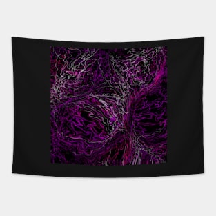 Vivid purple abstract Tapestry