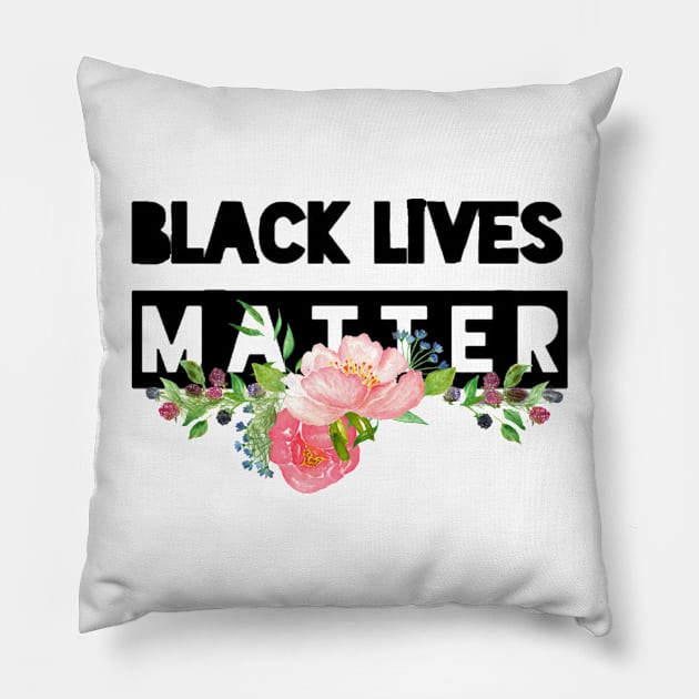 Black Lives Matter Pillow by nerdlkr