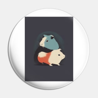 Guinea Pig 1 - Japanese Retro Art Pin