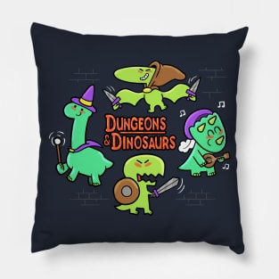 Dungeons & Dinos Pillow