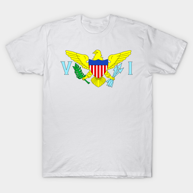 United States Virgin Islands - United States Virgin Island Flag - T-Shirt