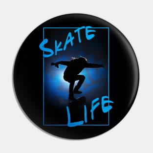 Skate Life - Boy in a skate board Pin