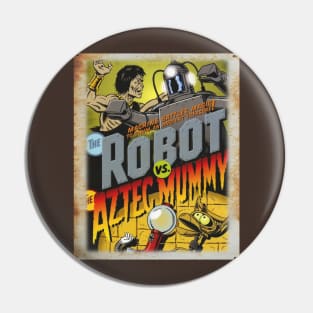 Mystery Science Rusty Barn Sign 3000 - The Robot vs Aztec Mummy Pin