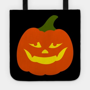 Funny Joyful Halloween Pumpkin Face Tote