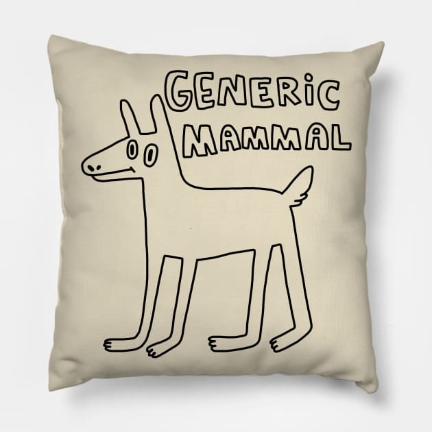 Generic Mammal Pillow by zoez