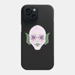 Face Flower Creature- Nature Phone Case