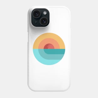 ocean sunset wave Phone Case